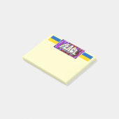 Post-it® Notes de paix (Incliné)