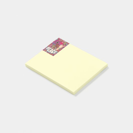 Post-it® Notes de paix (Incliné)