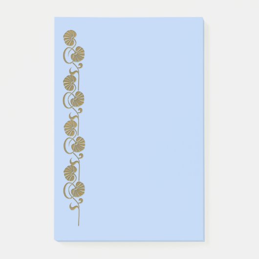 Post-it® notes de palme "or" (Devant)