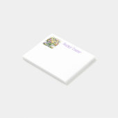 Post-it® Notes de panier floral de Pâques (Incliné)