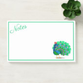 Post-It Notes de paon coloré (Bureau)