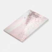 Post-it® Notes de Parties scintillant modernes personnalisa (Incliné)