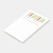 Post-it Notes de pêche Notes vraiment importantes (Incliné)