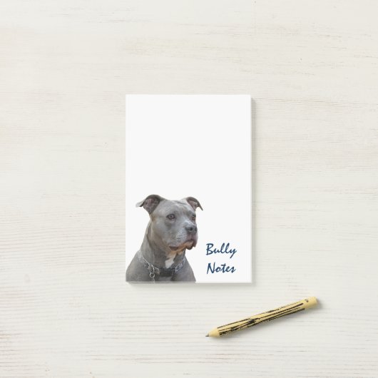 Post-it® Notes de pensée de despote de Pitbull (Sur un bureau)