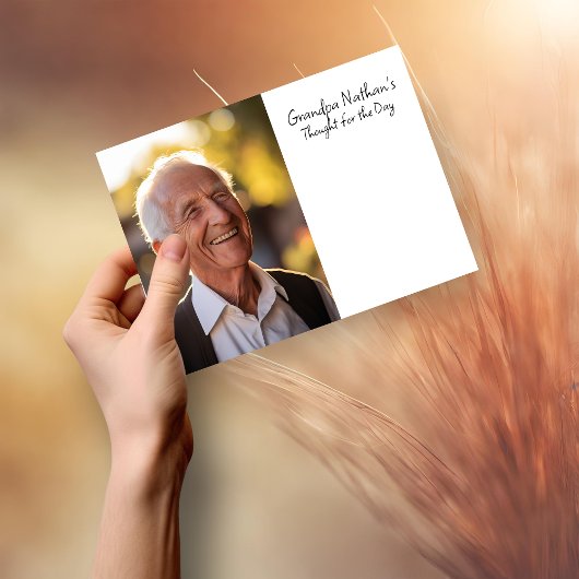 Post-it® Notes de pensée personnalisées du jour