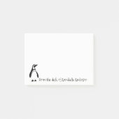 Post-it® Notes de personnalisation de pingouin (Devant)