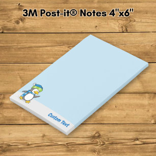 Post-it® Notes de Petit Manchot Marchant sur la Neige