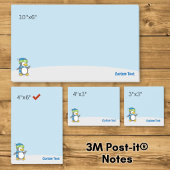 Post-it® Notes de Petit Manchot Marchant sur la Neige
