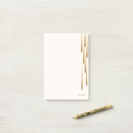 Post-it® Notes de pluie de parties scintillant (Sur un bureau)