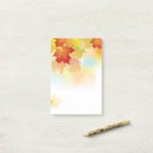 Post-it® Notes de post d'automne (Sur un bureau)