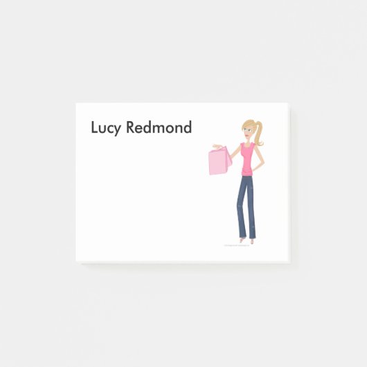 Post-it® Notes de post-it - 4 x 3 (Devant)