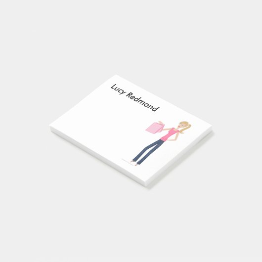 Post-it® Notes de post-it - 4 x 3 (Incliné)