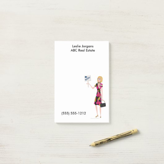 Post-it® Notes de post-it 4 x 6 (Sur un bureau)