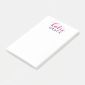 Post-it® Notes de post-it 4x6 personnalisées (Incliné)