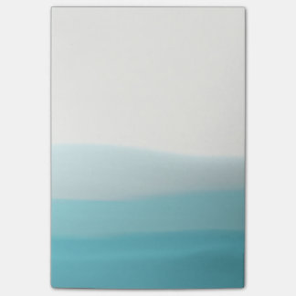 Post-it® Notes de post-it bleues de colorant d'immersion