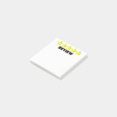 Post-it® notes de post-it cinq étoiles d'examen (Incliné)