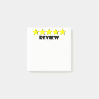 Post-it® notes de post-it cinq étoiles d'examen