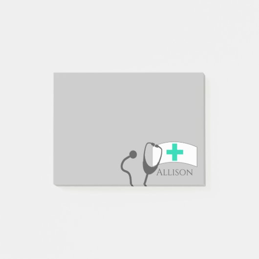 Post-it® Notes de post-it collantes d'infirmière (Devant)