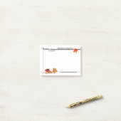 Post-it® Notes de post-it d'affaires de chute (Sur un bureau)