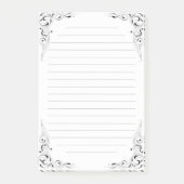 Post-it® Notes de post-it dans un style très fleuri (Devant)