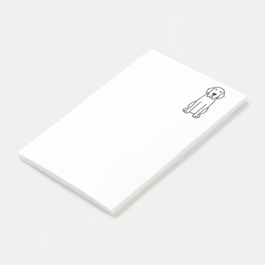 Post-it® Notes de post-it de bande dessinée de chien de (Incliné)