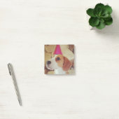 Post-it® Notes de post-it de beagle d'anniversaire (Bureau)