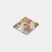 Post-it® Notes de post-it de beagle d'anniversaire (Incliné)