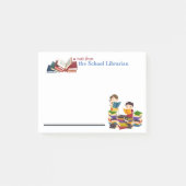 Post-it® Notes de post-it de bibliothécaire d'école (Devant)