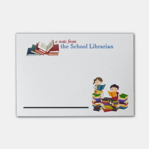 Post-it® Notes de post-it de bibliothécaire d'école