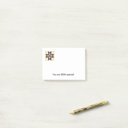 Post-it® Notes de post-it de bloc d'édredon E (Sur un bureau)