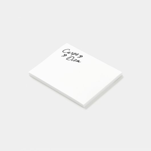 Post-it® Notes de post-it de Carpe Diem (Incliné)