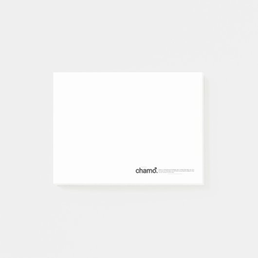 Post-it® Notes de post-it de Chamo (Devant)