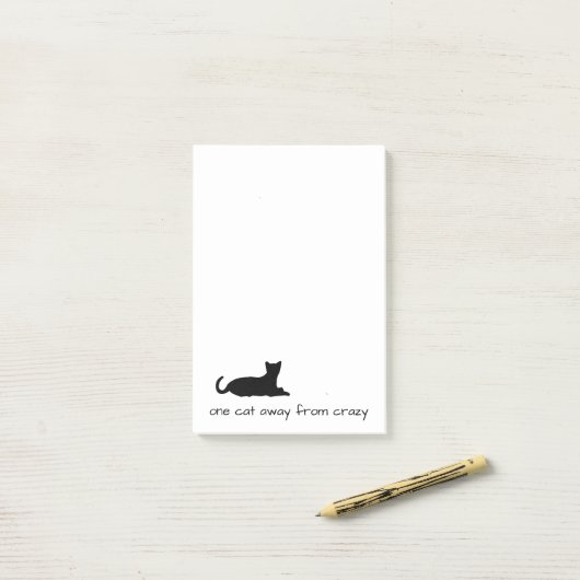 Post-it® Notes de post-it de chat (Sur un bureau)