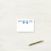 Post-it® Notes de post-it de conscience de PKU (Sur un bureau)