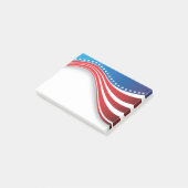 Post-it® Notes de post-it de drapeau américain (Incliné)