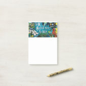 Post-it® Notes de post-it de fierté d'OR (Sur un bureau)