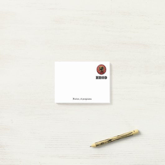 Post-it® Notes de post-it de HHOD (Sur un bureau)