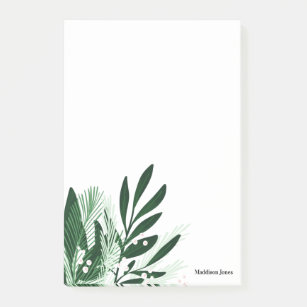 Post-it® Notes de post-it de la conception du bouquet vert