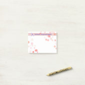 Post-it® Notes de post-it de libellule de psychologue (Sur un bureau)