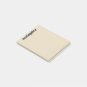 Post-it® Notes de post-it de logo de Meatingplace (Incliné)