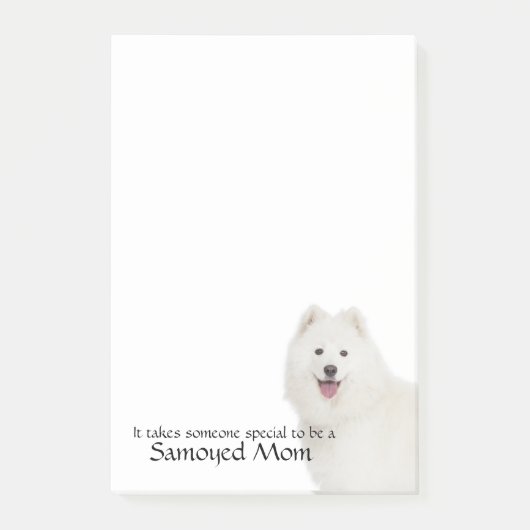Post-it® Notes de post-it de maman de Samoyed (Devant)