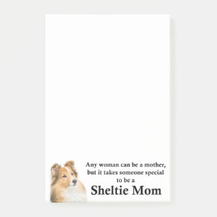 Post-it® Notes de post-it de maman de Sheltie
