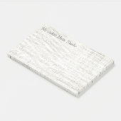 Post-it® Notes de post-it de musique extra-volumineuses (Incliné)