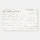 Post-it® Notes de post-it de musique extra-volumineuses (Devant)