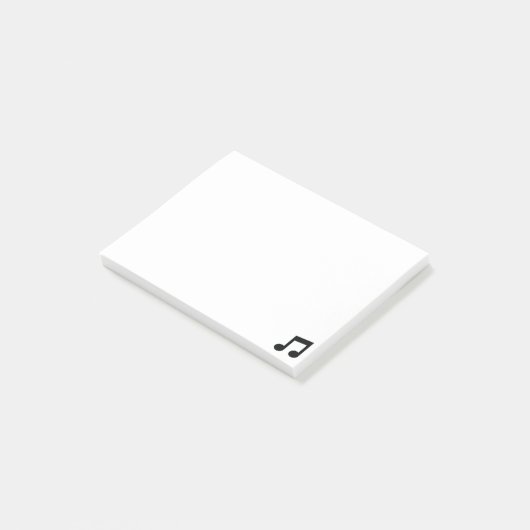Post-it® Notes de post-it de note de musique (Incliné)