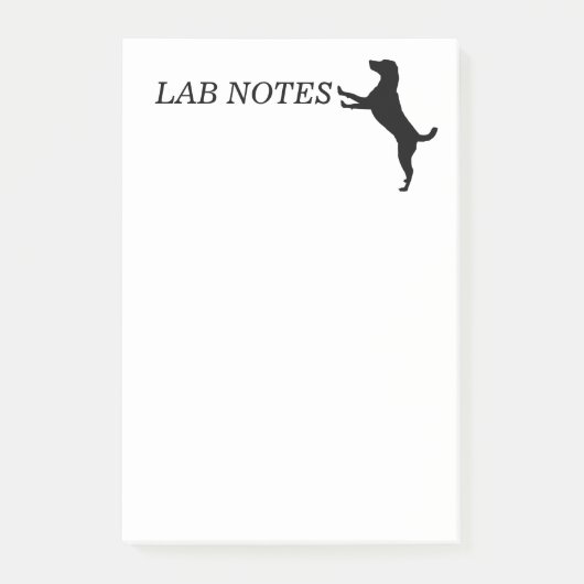 Post-it® Notes de post-it de notes de LAB (Devant)