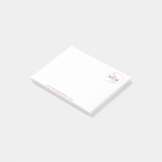 Post-it® Notes de post-it de peloton de maman (Incliné)