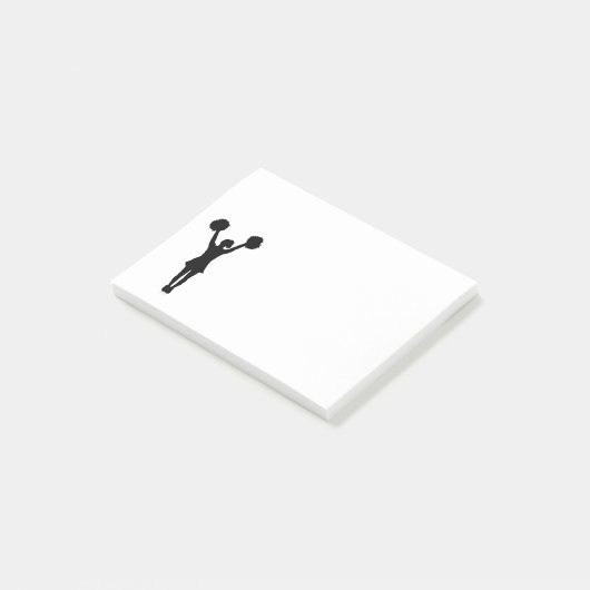 Post-it® Notes de post-it de pom-pom girl (Incliné)