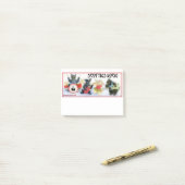 Post-it® Notes de post-it de roche de Scotties (Sur un bureau)