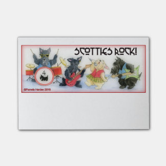 Post-it® Notes de post-it de roche de Scotties